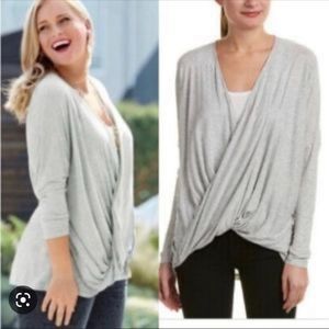 Cabi Taylor twist draped long sleeve size XL style 3245